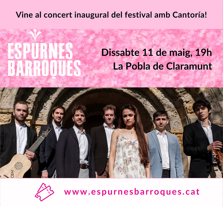 The musical group “Cantoria” performs in La Pobla de Claramont on Saturday