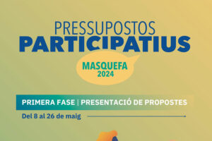 Cartell dels pressupostos participatius de masquefa.