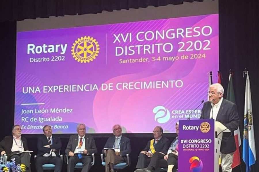 Entrega de premis al Rotary Club Igualada.