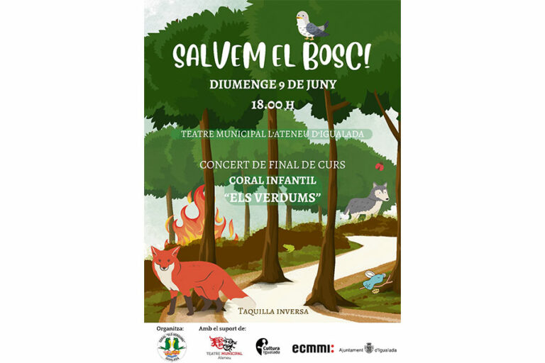 Cartell de l'espectacle Salvem el Bosc, de la Coral Els Verdums