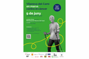Cartell marxa contra el càncer vilanova 2024.