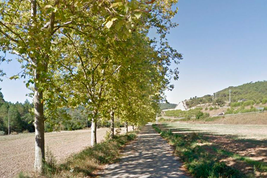 Tram del Camí de Sant Jaume a l'Anoia, concretament al municipi d'Argençola.