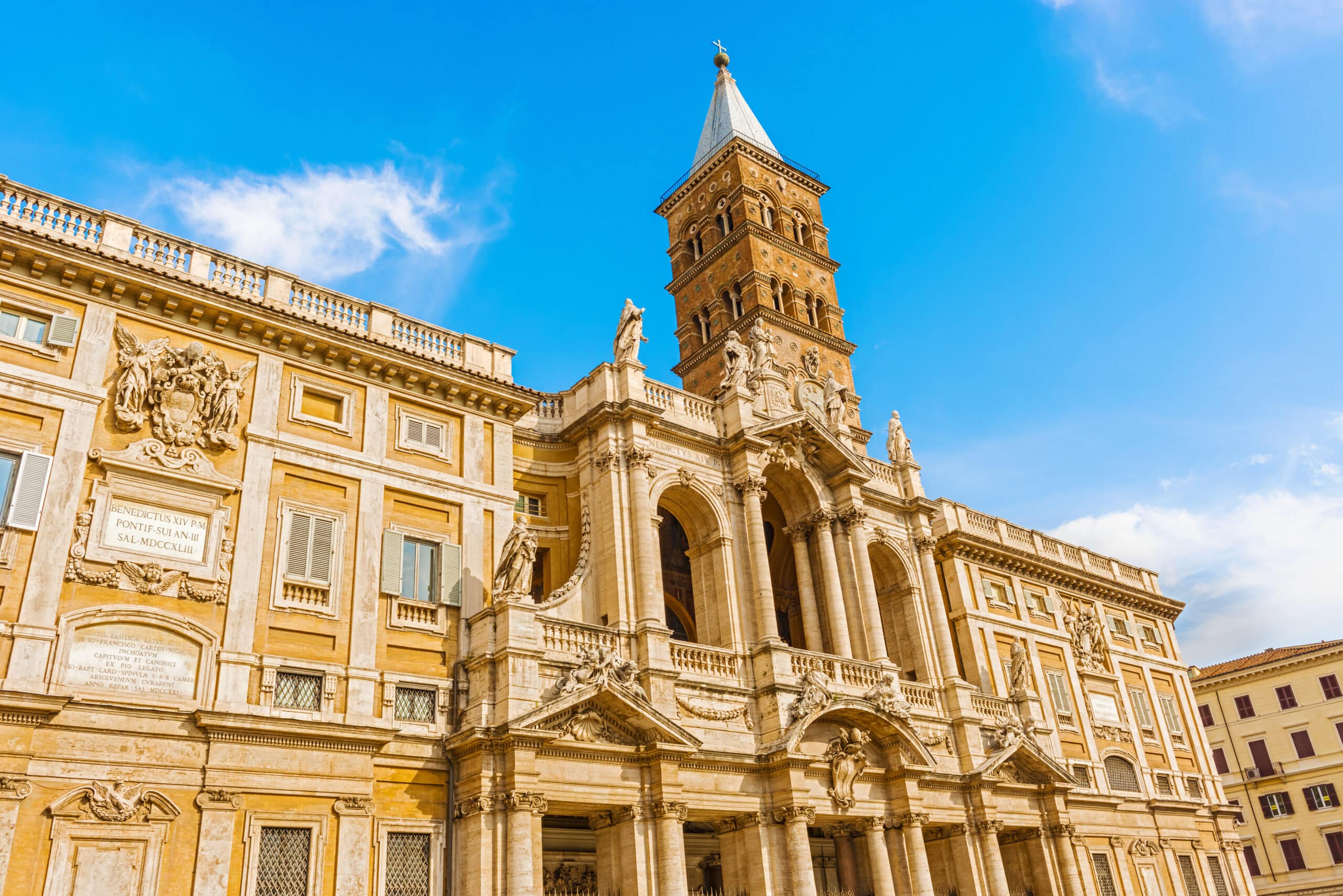 Façana de la basílica de Santa Maria la Major, a Roma