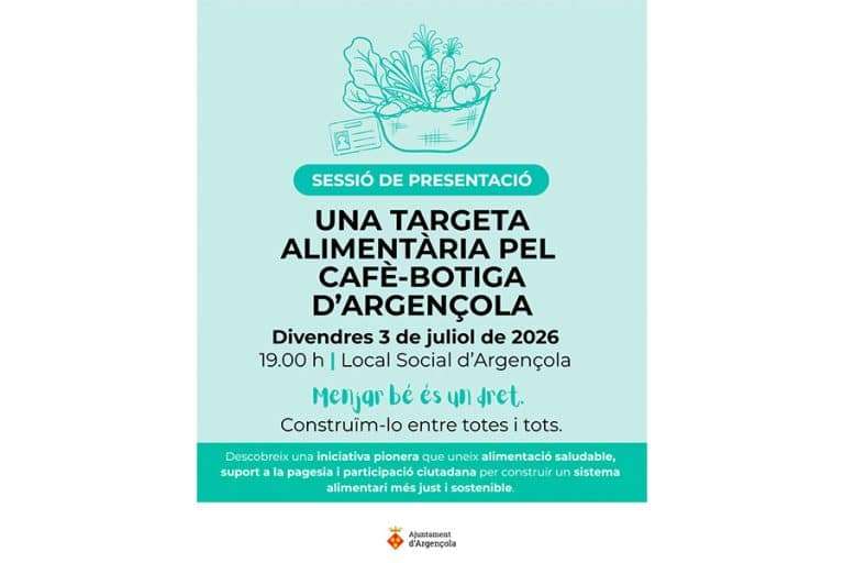 argencola targeta alimentaria