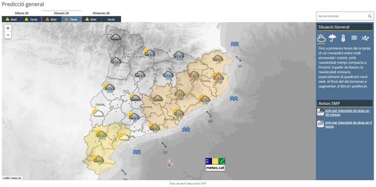mapa temps 29 9